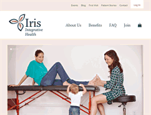 Tablet Screenshot of irisintegrativehealth.com